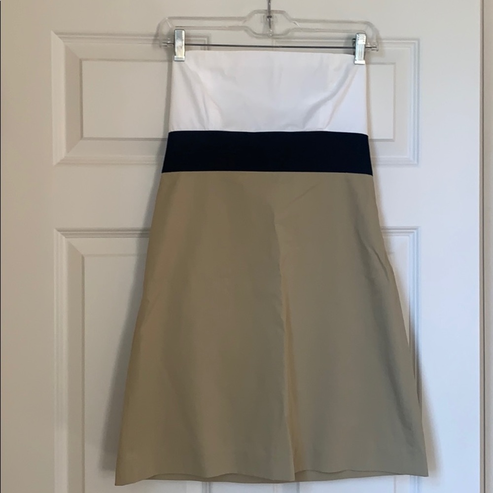 Theory Strapless Mini Dress